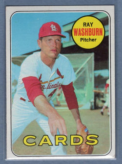 1969 Topps 415 Ray Washburn VG-EX SET BREAK
