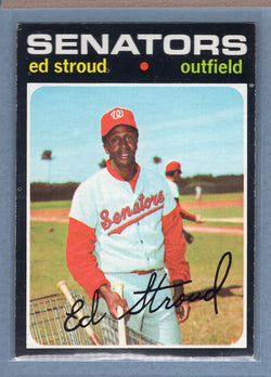 1971 Topps #217 Ed Stroud  (b) EX-MT  GO340