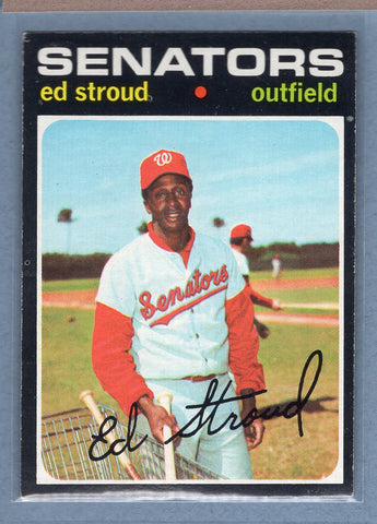 1971 Topps #217 Ed Stroud  (b) EX-MT  GO340