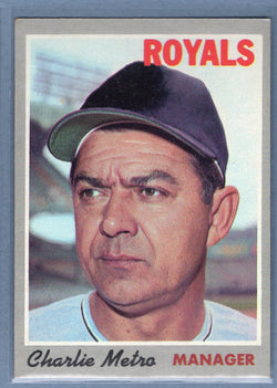 1970 Topps #16 Charlie Metro VG-EX