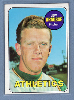 1969 Topps #23 Lew Krausse (c) EX-MT  GOWABB