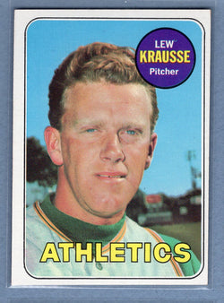 1969 Topps #23 Lew Krausse (d) EX-MT  GOWABB