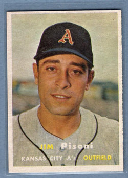 1957 Topps #402 Jim Pisoni(2) VG-EX  GO295