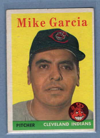 1958 Topps #196 Mike Garcia (mk) (b) VG  GO501