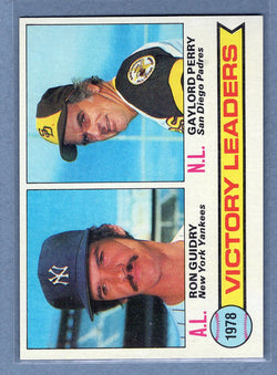 1979 Topps #5 Victory Leaders  (a) NM