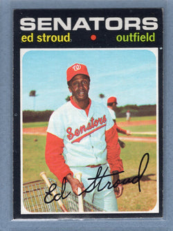 1971 Topps #217 Ed Stroud  (c) EX-MT  GO340