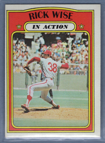 1972 Topps #44 Rick Wise IA (d) EX-MT  GO544