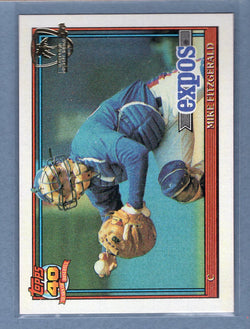1991 Topps Desert Shield #317 Mike Fitzgerald  NM  GO600