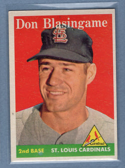 1958 Topps #199 Don Blassingame (mk) (a) VG  GO501