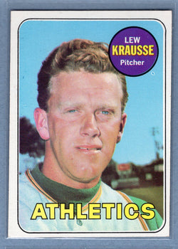 1969 Topps #23 Lew Krausse (e) EX-MT  GOWABB
