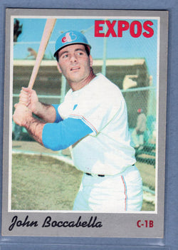 1970 Topps #19 John Boccabella VG-EX(2)