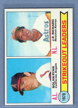 1979 Topps #6 Strikeout Leaders (Ryan, Richard)   NM