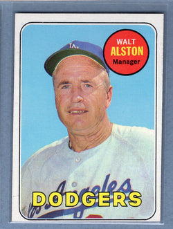 1969 Topps #24 Walt Alston (HOF) (a) EX-MT  GOWABB