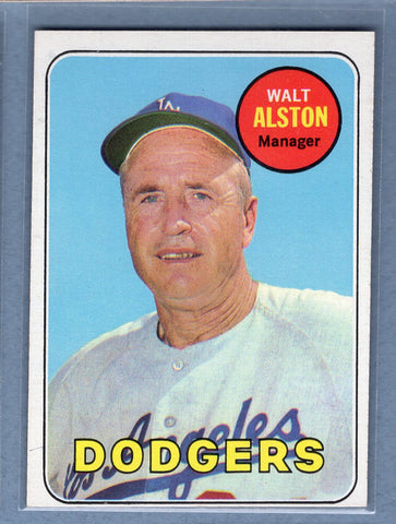 1969 Topps #24 Walt Alston (HOF) (a) EX-MT  GOWABB