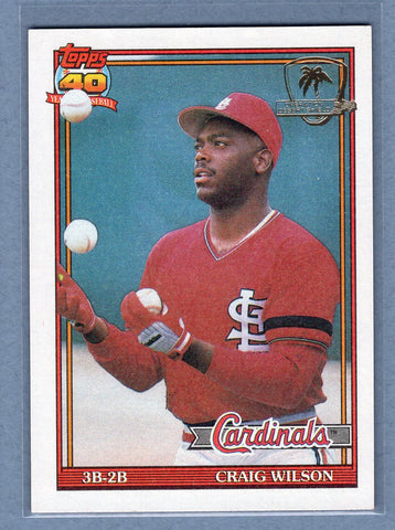 1991 Topps Desert Shield #566 Craig Wilson  NM  GO625