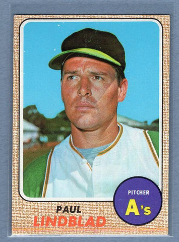 1968 Topps #127 Paul Linblad EX-MT  GO534