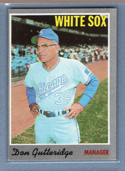 1970 Topps #123 Don Gutteridge  EX-MT  GO680