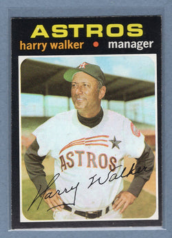 1971 Topps #312 Harry Walker  (b) EX-MT  GO775