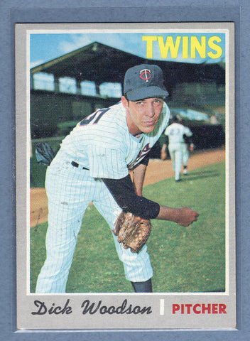 1970 Topps #479 Dick Woodson (st) VG  GO695