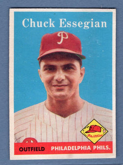 1958 Topps #460 Chuck Essigian VG-EX  GO495