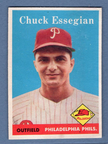 1958 Topps #460 Chuck Essigian VG-EX  GO495