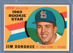 1960 Topps #124 Jim Donohue EX-MT  Set Break C