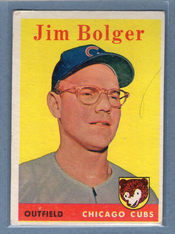 1958 Topps #201 Jim Bolger (mk) (a) VG  GO501