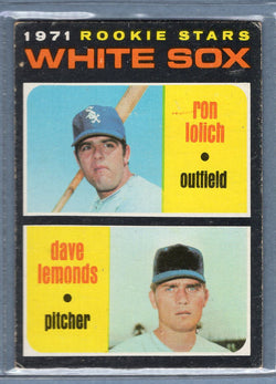 1971 Topps #458 White Sox Rookies VG-EX  SB1