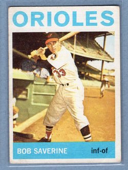 1964 Topps #221 Bob Saverine (a) VG  GO441