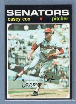 1971 Topps #82 Casey Cox  (b) EX-MT  GO550