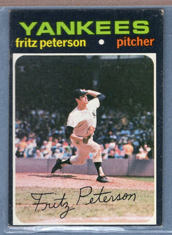 1971 Topps #460 Fritz Peterson  EX  GO747
