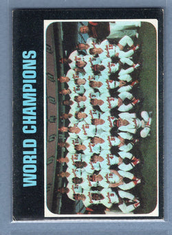 1971 Topps #1 World Champions (Baltimore Orioles)  EX  GO950