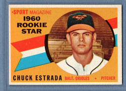 1960 Topps #126 Chuck Estrada EX-MT  Set Break C