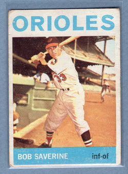 1964 Topps #221 Bob Saverine (b) G-VG  GO441