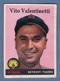 1958 Topps #463 Vito Valentinelli VG-EX  GO495
