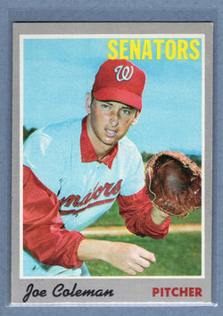 1970 Topps #127 Joe Coleman  EX-MT  GO680