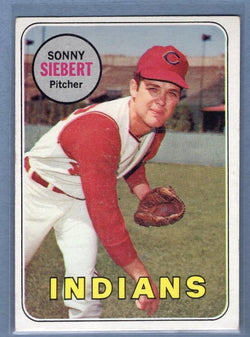 1969 Topps 455 Sonny Siebert VG-EX SET BREAK