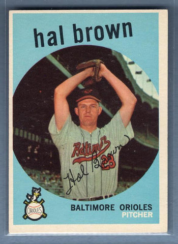 1959 Topps #487 Hal Brown VG-EX    Set Break A