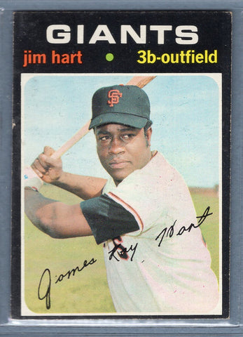 1971 Topps #461 Jim Hart  EX  SB1