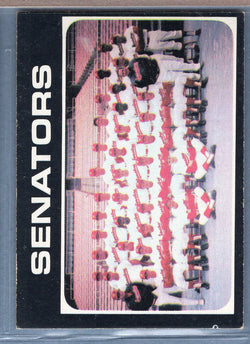 1971 Topps #462 Senators Team  EX  GO747