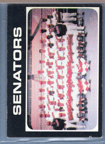 1971 Topps #462 Senators Team  EX  GO747