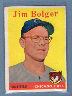 1958 Topps #201 Jim Bolger (d) VG-EX  GO501