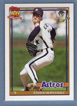 1991 Topps Desert Shield #194 Xavier Hernandez  NM  GO500