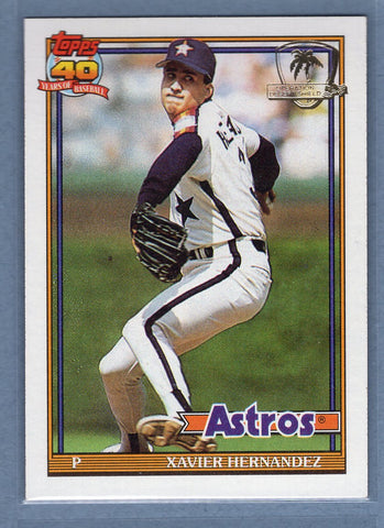 1991 Topps Desert Shield #194 Xavier Hernandez  NM  GO500