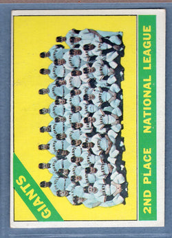 1966 Topps #19 Giants Team VG-EX  GO368
