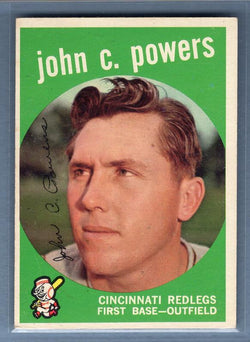 1959 Topps #489 John C. Powers VG-EX    Set Break A