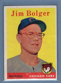 1958 Topps #201 Jim Bolger (e) VG  GO501