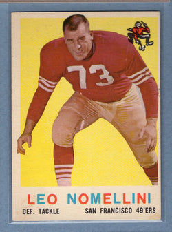 1959 Topps #19 Leo Nomellini (HOF) EX-MT  GO159