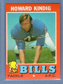 1971 Topps #33 Howard Kindig (c) EX  GO600