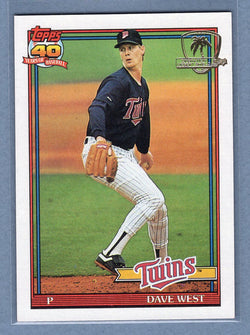 1991 Topps Desert Shield #578 Dave West  NM  GO625